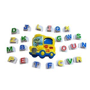 Leap Frog Fridge Phonics Magnetic Alphabet ABC School Bus Works 23 LETTERS